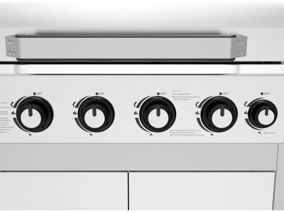 GRILL GAZOWY 4+1 ŻELIW RUSZT, 14,5KW