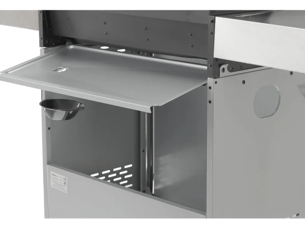 GRILL GAZOWY ITAMI 4+1 STAL NIERDZEWNA 14,2KW, Z SZYBĄ