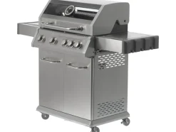 GRILL GAZOWY ITAMI 4+1 STAL NIERDZEWNA 14,2KW, Z SZYBĄ