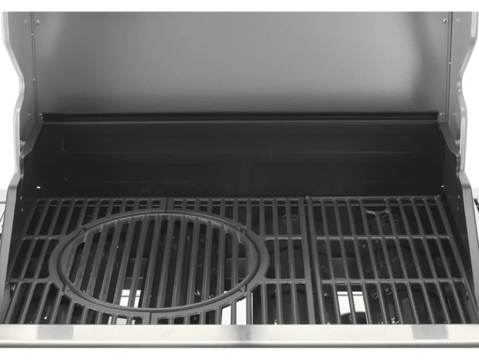 GRILL GAZOWY ITAMI 4+1 STAL NIERDZEWNA 14,2KW, Z SZYBĄ