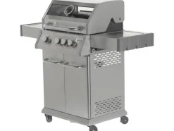 GRILL GAZOWY ITAMI 3+1 STAL NIERDZEWNA 11,5KW, Z SZYBĄ