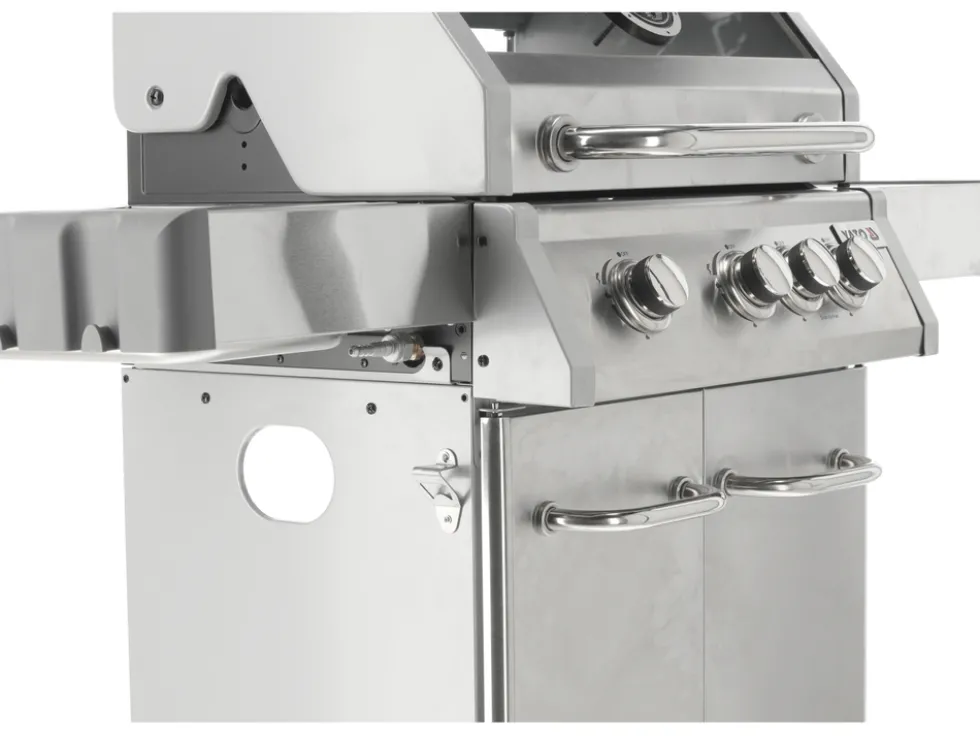 GRILL GAZOWY ITAMI 3+1 STAL NIERDZEWNA 11,5KW, Z SZYBĄ