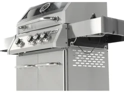 GRILL GAZOWY ITAMI 3+1 STAL NIERDZEWNA 11,5KW, Z SZYBĄ