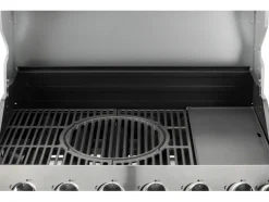 GRILL GAZOWY ITAMI 6+1 STAL NIERDZEWNA 20,5KW, Z SZYBĄ