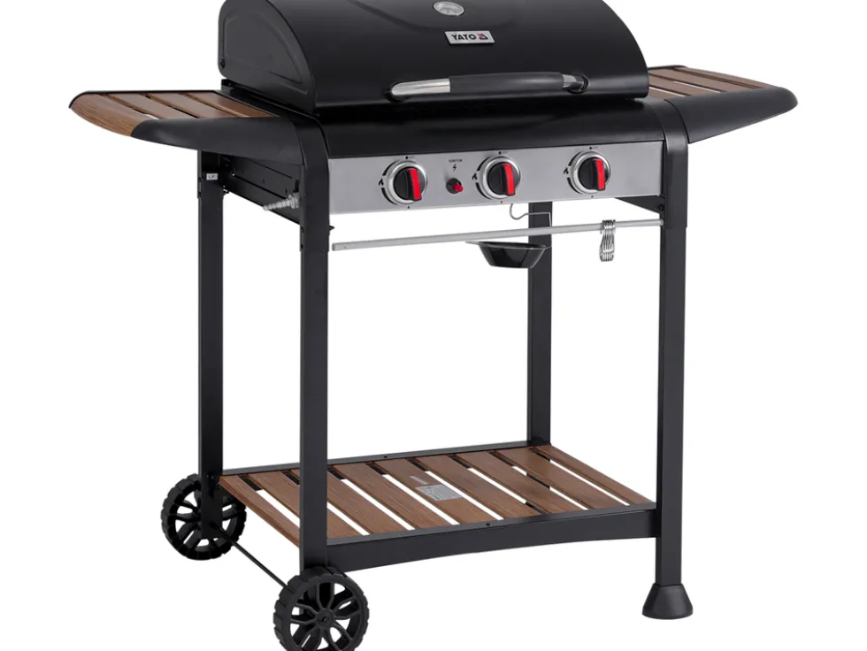 GRILL GAZOWY NATORI, 3 PALNIKI, 9KW