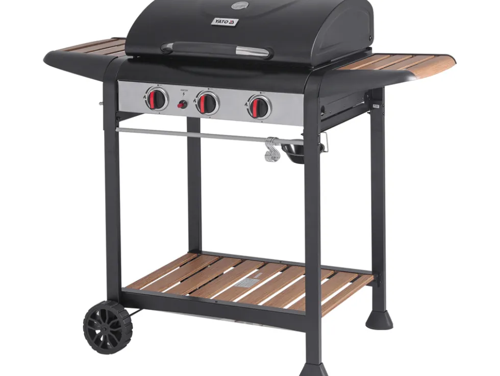 GRILL GAZOWY NATORI, 3 PALNIKI, 9KW