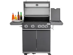 GRILL GAZOWY OKAYA 4+1, 14,2KW, Z SZYBĄ