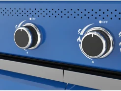 GRILL GAZOWY OKAYA 4+1, 14,2KW, Z SZYBĄ, NIEBIESKI