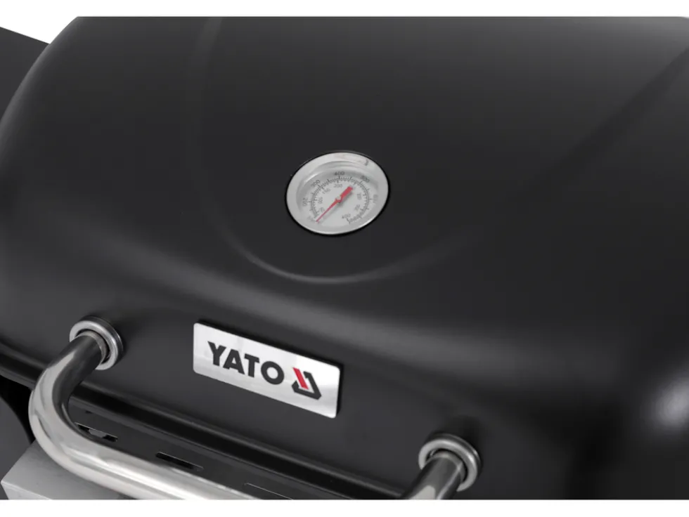 GRILL GAZOWY PRZENOŚNY YAKE, 2 PALNIKI, 5KW YAKE