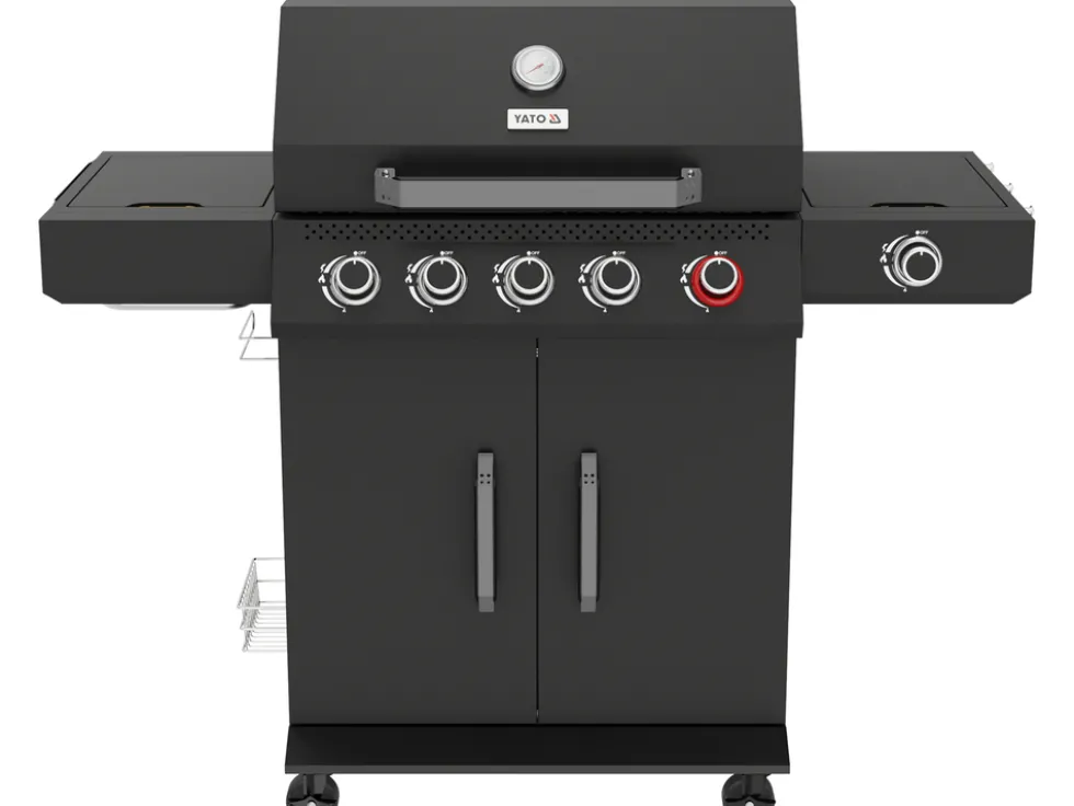 GRILL GAZOWY YAO 5+1 19KW CZARNY