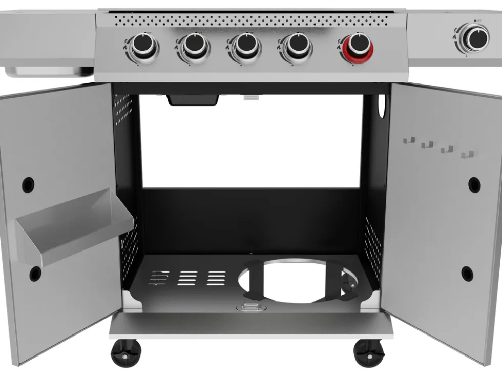 GRILL GAZOWY YAO 5+1 19KW STAL NIERDZEWNA
