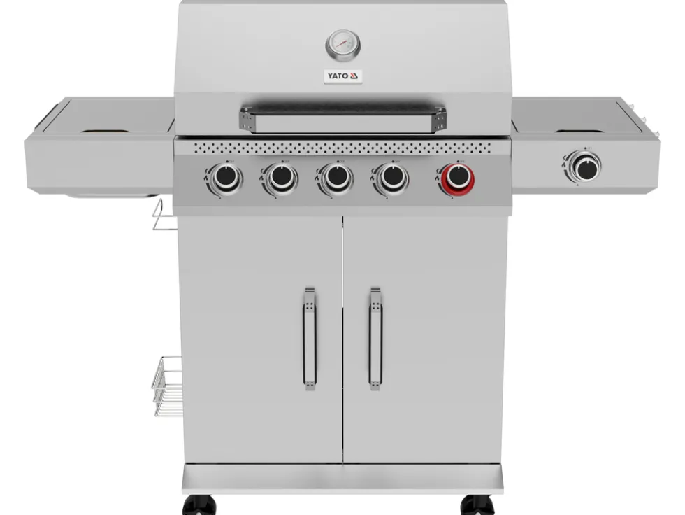 GRILL GAZOWY YAO 5+1 19KW STAL NIERDZEWNA
