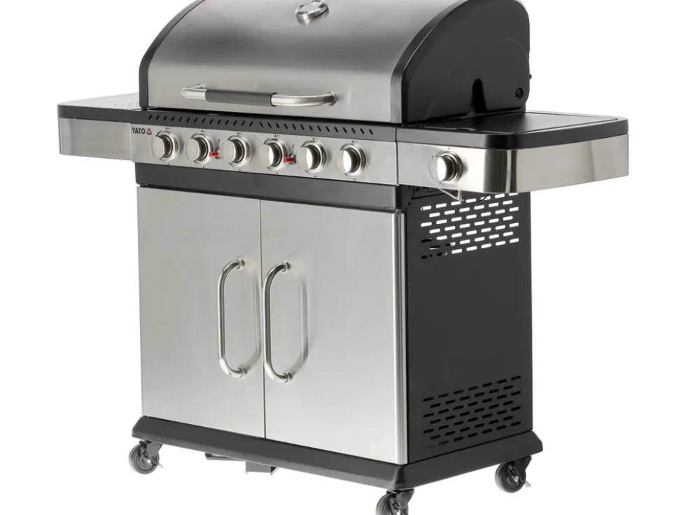 GRILL GAZOWY ZUSHI 6+1 STAL NIERDZEWNA 20,2KW