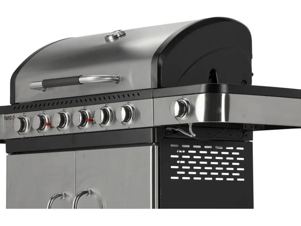 GRILL GAZOWY ZUSHI 6+1 STAL NIERDZEWNA 20,2KW