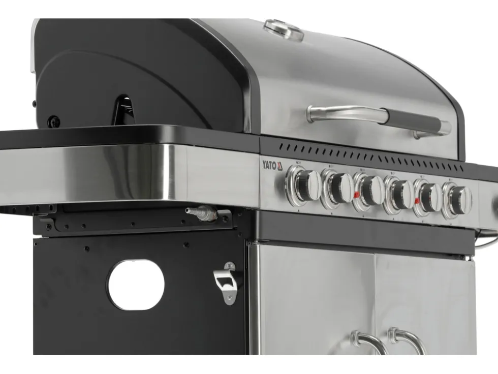 GRILL GAZOWY ZUSHI 6+1 STAL NIERDZEWNA 20,2KW