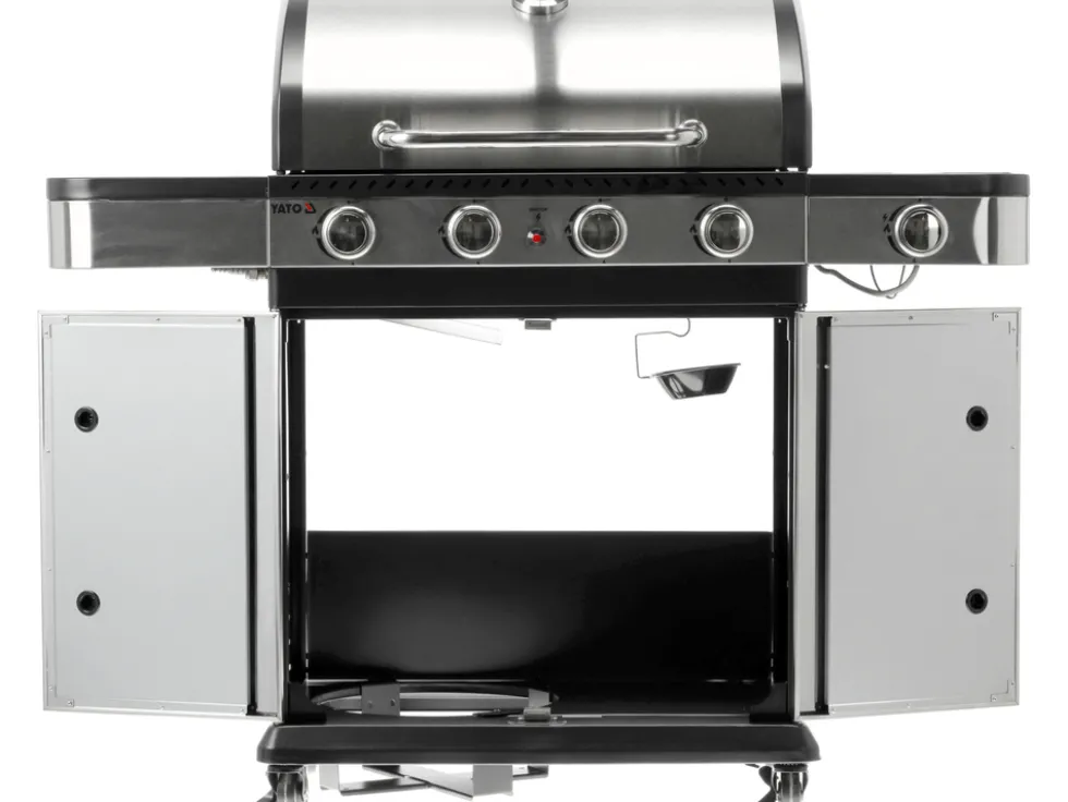 GRILL GAZOWY ZUSHI 4+1, STAL NIERDZEWNA 14,2KW