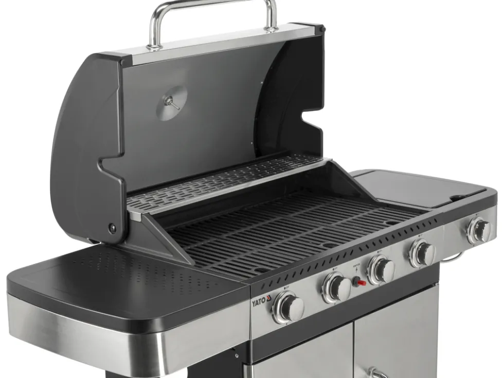 GRILL GAZOWY ZUSHI 4+1, STAL NIERDZEWNA 14,2KW