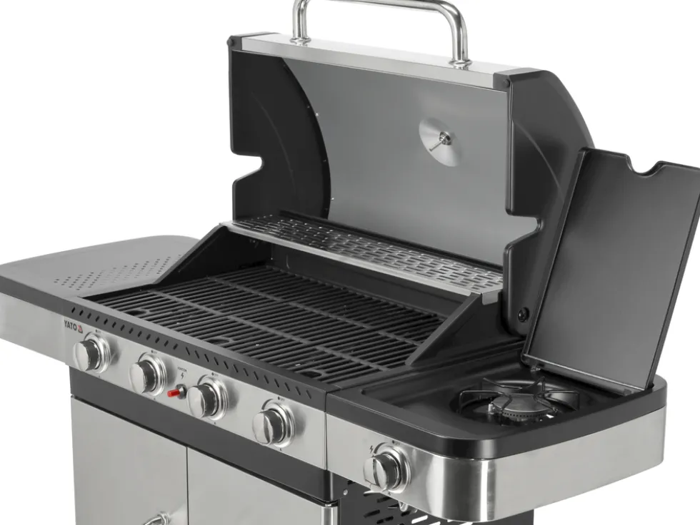 GRILL GAZOWY ZUSHI 4+1, STAL NIERDZEWNA 14,2KW