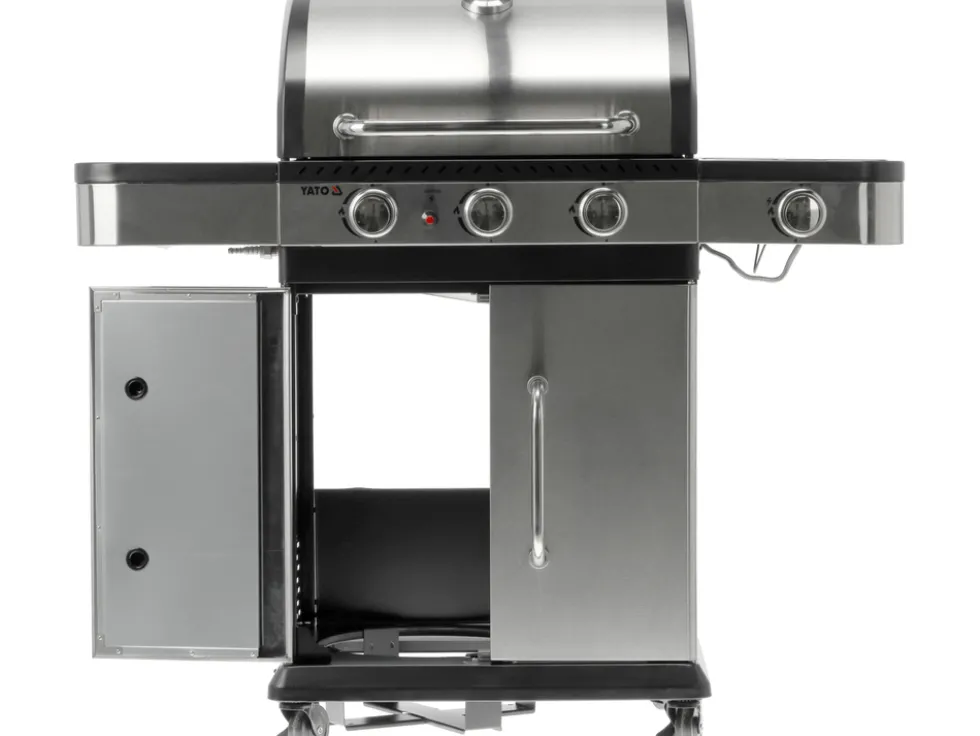 GRILL GAZOWY ZUSHI 3+1, STAL NIERDZEWNA 11,2KW