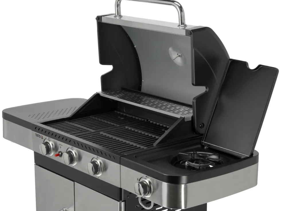 GRILL GAZOWY ZUSHI 3+1, STAL NIERDZEWNA 11,2KW
