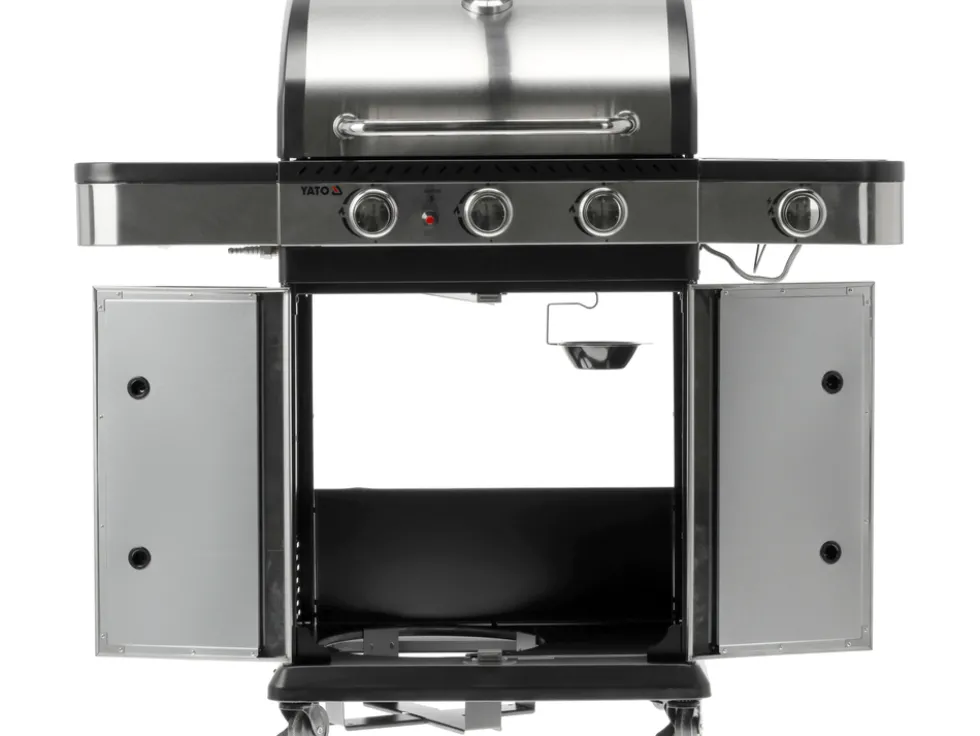 GRILL GAZOWY ZUSHI 3+1, STAL NIERDZEWNA 11,2KW