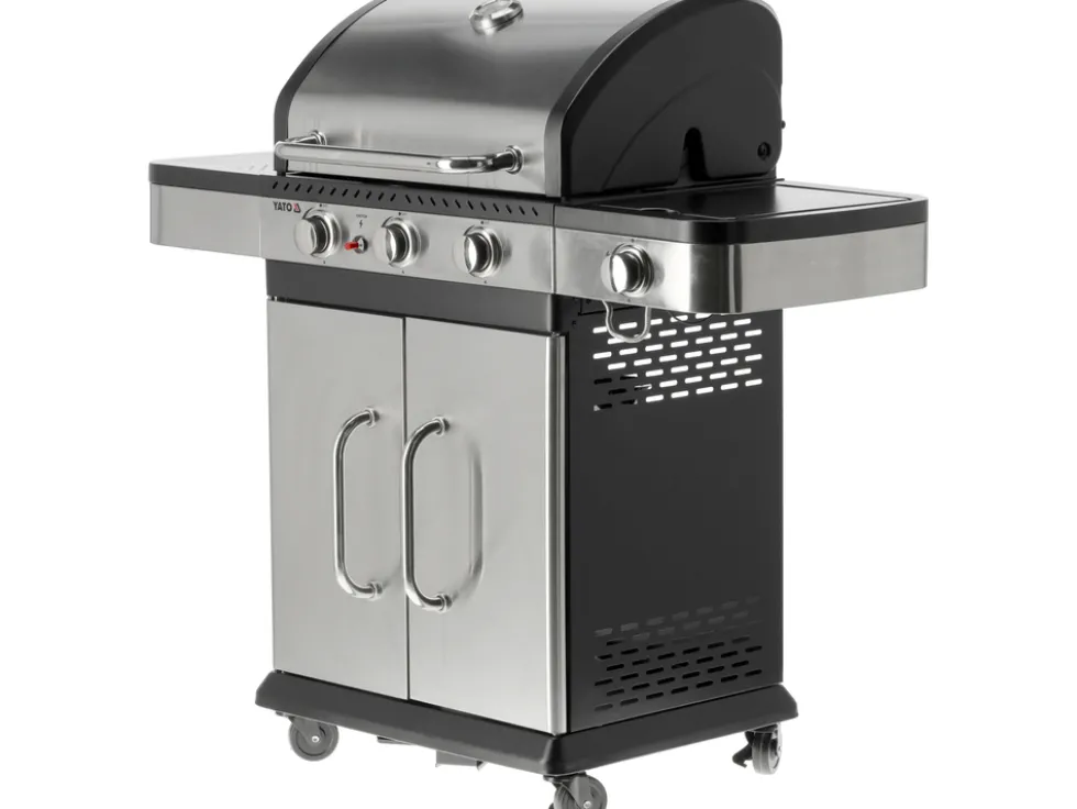 GRILL GAZOWY ZUSHI 3+1, STAL NIERDZEWNA 11,2KW