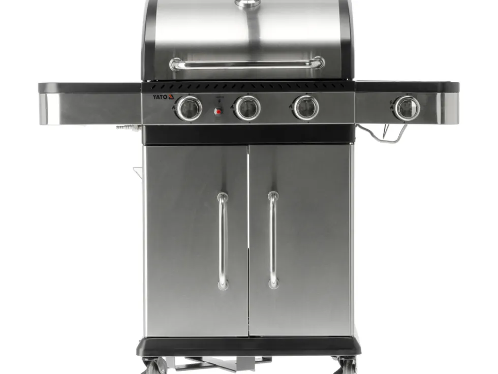 GRILL GAZOWY ZUSHI 3+1, STAL NIERDZEWNA 11,2KW