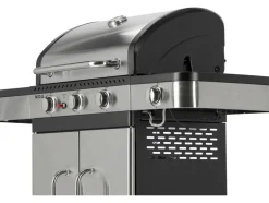 GRILL GAZOWY ZUSHI 3+1, STAL NIERDZEWNA 11,2KW