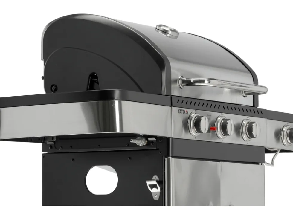 GRILL GAZOWY ZUSHI 3+1, STAL NIERDZEWNA 11,2KW