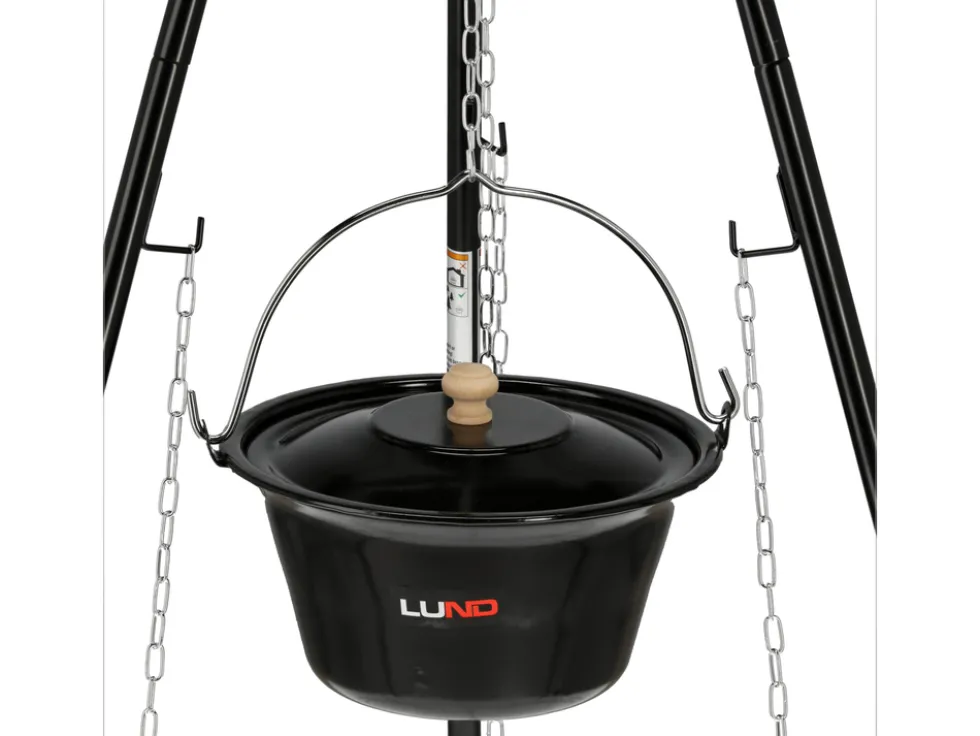 GRILL I MISA WISZĄCE NA TRÓJNOGU 49CM