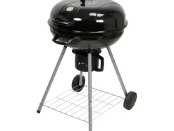GRILL OGRODOWY WĘGLOWY OKRĄGŁY Z POKRYWĄ, ŚREDNICA 54 CM