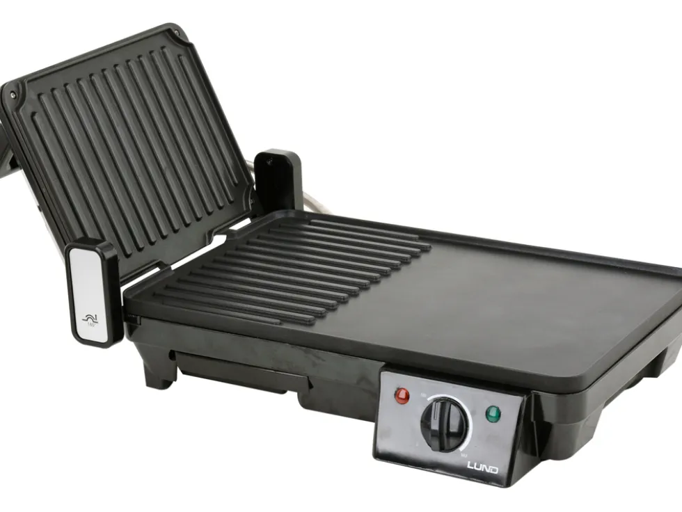 GRILL STOŁOWY ELEKTRYCZNY 2000W 2W1 40,5X25CM