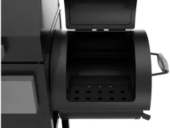 GRILL 4W1, GAZOWY + WĘGLOWY + WĘDZARNIA + PALNIK BOCZNY, 8,5KW