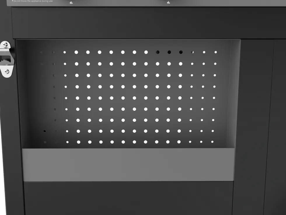GRILL 4W1, GAZOWY + WĘGLOWY + WĘDZARNIA + PALNIK BOCZNY, 8,5KW