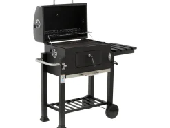 GRILL WĘGLOWY DELUXE, ŻELIWNY RUSZT 54X37CM