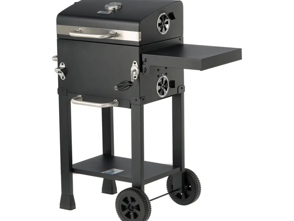 GRILL WĘGLOWY DELUXE, RUSZT 39,5 X 29,5CM