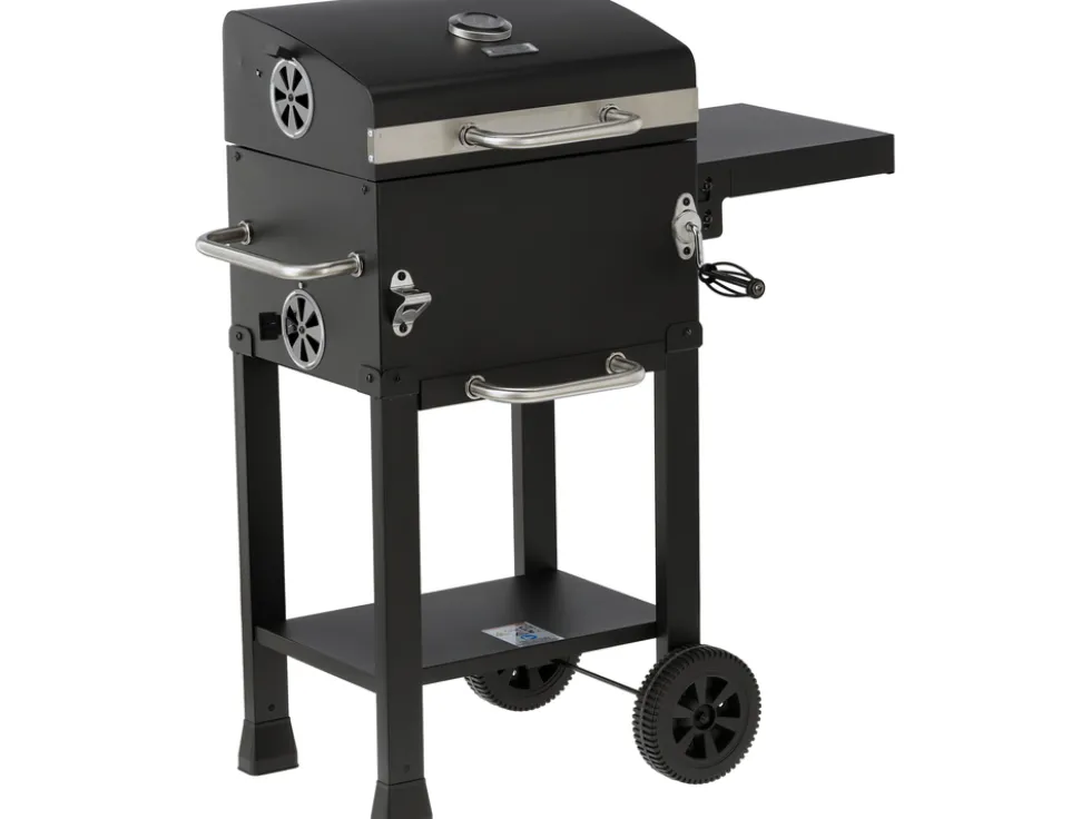 GRILL WĘGLOWY DELUXE, RUSZT 39,5 X 29,5CM