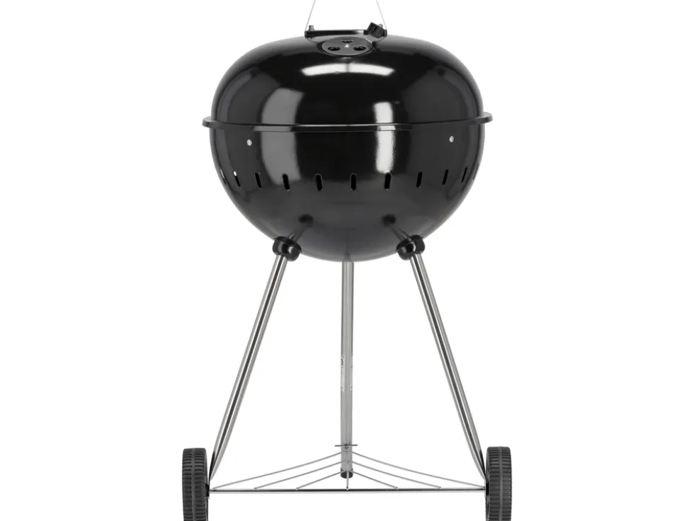 GRILL WĘGLOWY OKRĄGŁY 54CM CZARNY