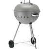 GRILL WĘGLOWY OKRĄGŁY 54CM SZARY
