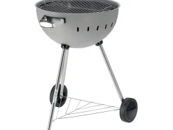 GRILL WĘGLOWY OKRĄGŁY 54CM SZARY
