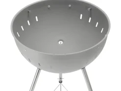 GRILL WĘGLOWY OKRĄGŁY 54CM SZARY
