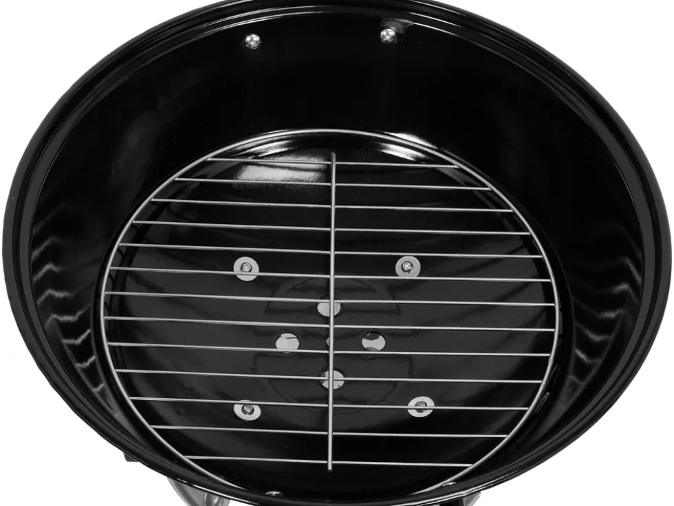 GRILL WĘGLOWY OKRĄGŁY Z POKROWCEM, RUSZT 41CM