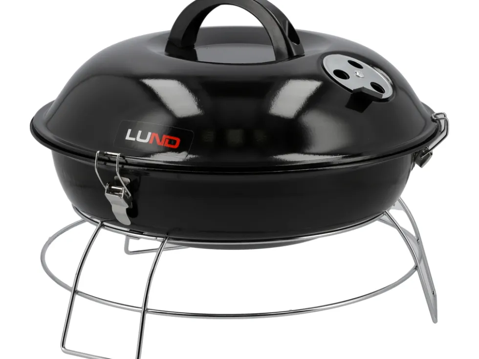 GRILL WĘGLOWY PRZENOŚNY, RUSZT 36CM