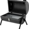 GRILL WĘGLOWY PRZENOŚNY 2 X RUSZT 34X21CM