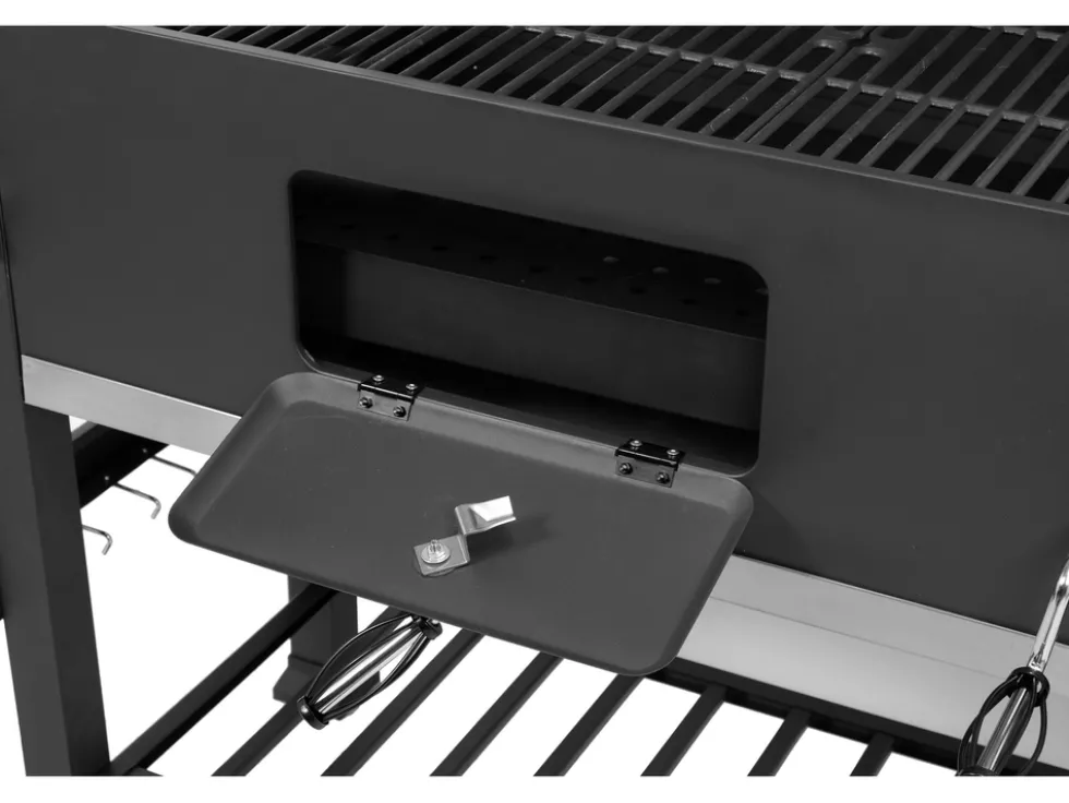 GRILL WĘGLOWY XXL ŻELIWNY RUSZT 78X42.5CM