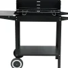 GRILL WĘGLOWY Z PÓŁKĄ, RUSZT 48 X 26.5CM