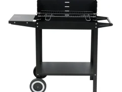 GRILL WĘGLOWY Z PÓŁKĄ, RUSZT 48 X 26.5CM