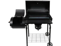 GRILL WĘGLOWY Z WĘDZARNIĄ XXL, RUSZT 64X37CM