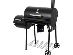 GRILL WĘGLOWY Z WĘDZARNIĄ XXL, RUSZT 64X37CM