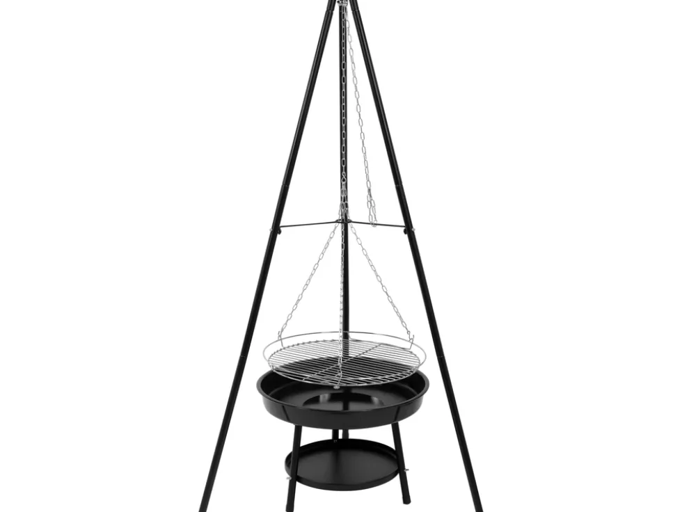 GRILL WISZĄCY NA TRÓJNOGU, RUSZT 46CM